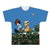 宇木敦哉が描き下ろしたTシャツのイラスト。