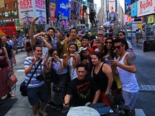 タイムズスクエアを訪れたピコ太郎。