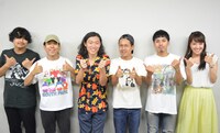 never young beachと堤友香アナウンサー（右端）。（写真提供：TOKYO FM）