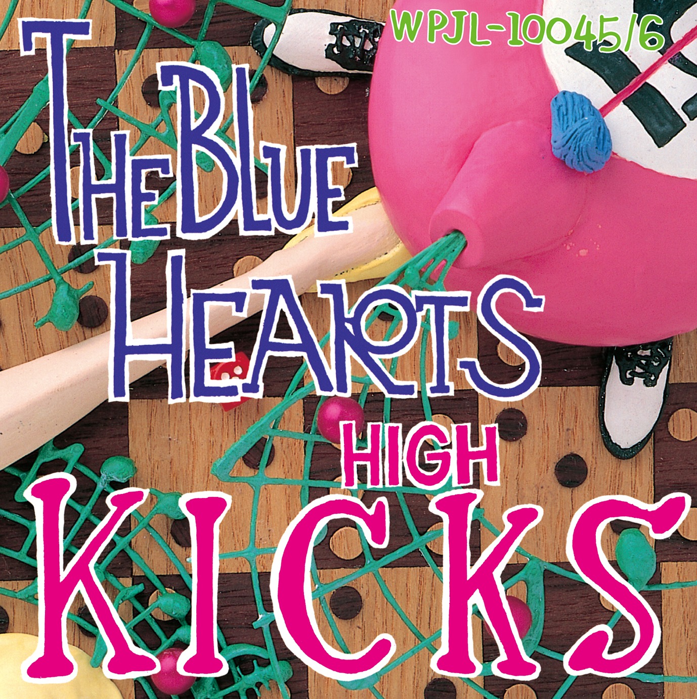 THE BLUE HEARTS「HIGH KICKS」ジャケット