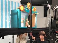 植田真梨恵「REVOLVER」ミュージックビデオ制作時の様子。