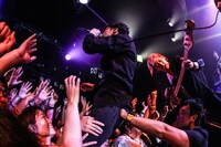 LACCOTOWER結成15周年特別企画「黒白歌合戦（こくはくうたがっせん） 黒の部」東京・LIQUIDROOM公演の様子。（撮影：鈴木公平）