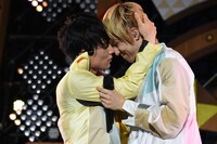 「バッタマン」のユースケとタカシ。