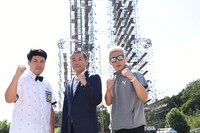 タカアンドトシと樽美酒研二（ゴールデンボンバー）。