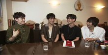 左からウエンツ瑛士、鈴木伸之、小笠原海（超特急）、窪田正孝。(c)日本テレビ