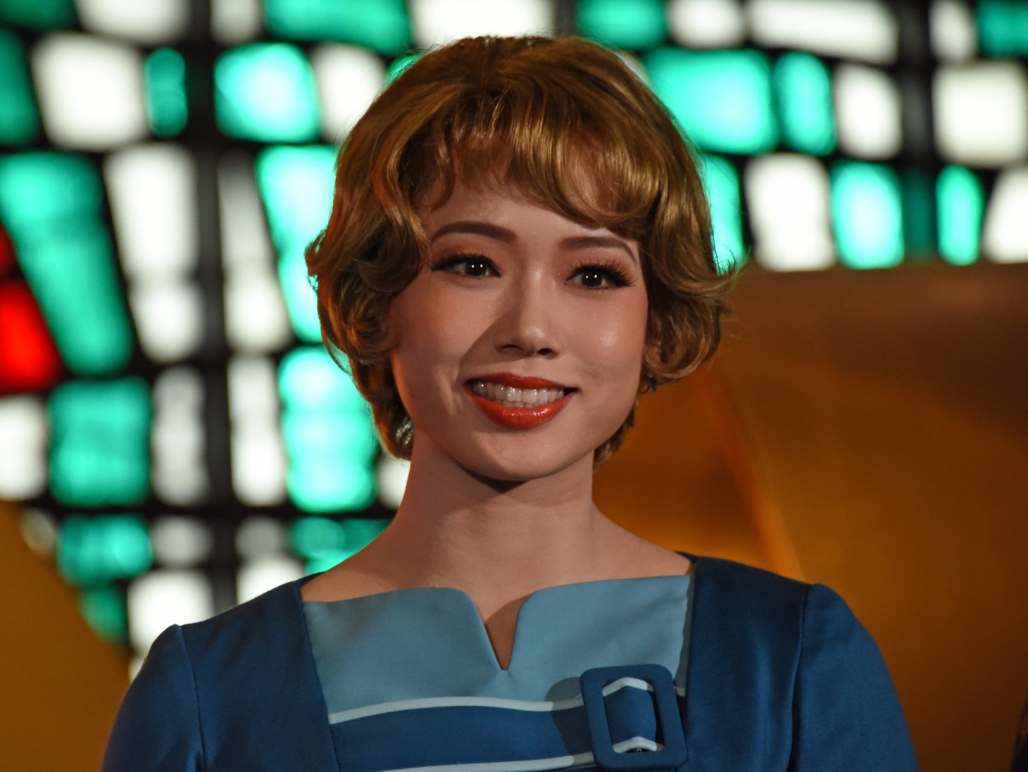ミュージカル「ビューティフル」開幕直前記者会見より。ソニン