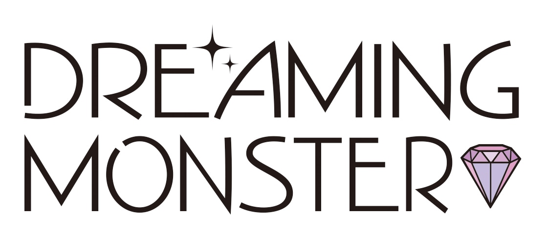 DREAMING MONSTERのロゴ。