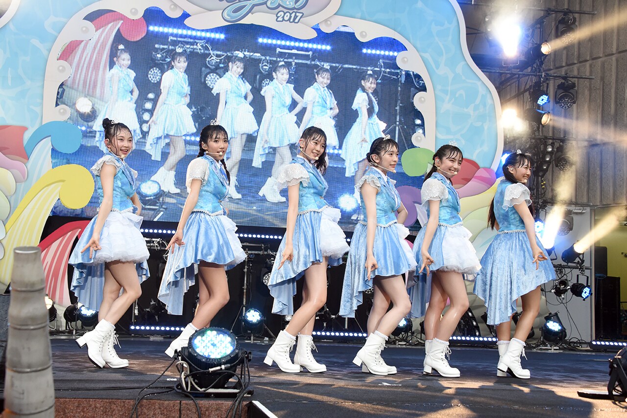 ときめき▽宣伝部「ときめき▽夏のびっちょり祭り2017」東京・日比谷