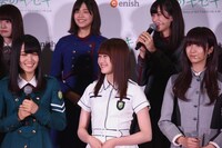 「欅のキセキ」制作発表イベントの様子。