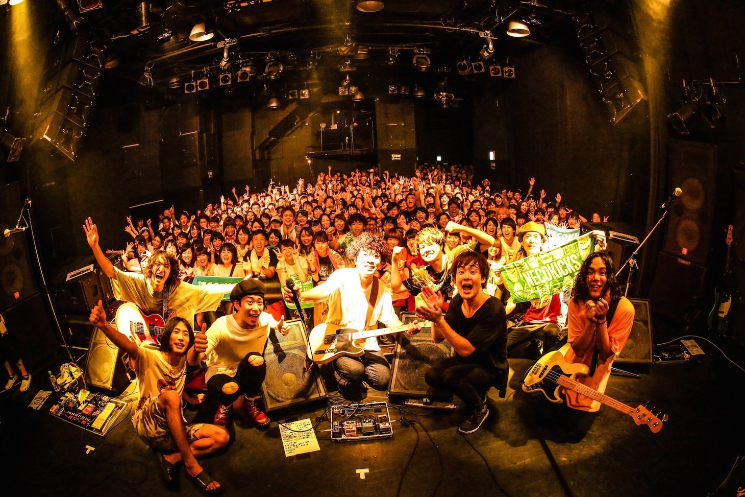 NECOKICKS「グッドリダンスツアー」東京・UNIT公演の様子。（撮影：白石達也）