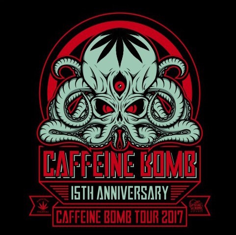 「CAFFEINE BOMB TOUR 2017」ロゴ