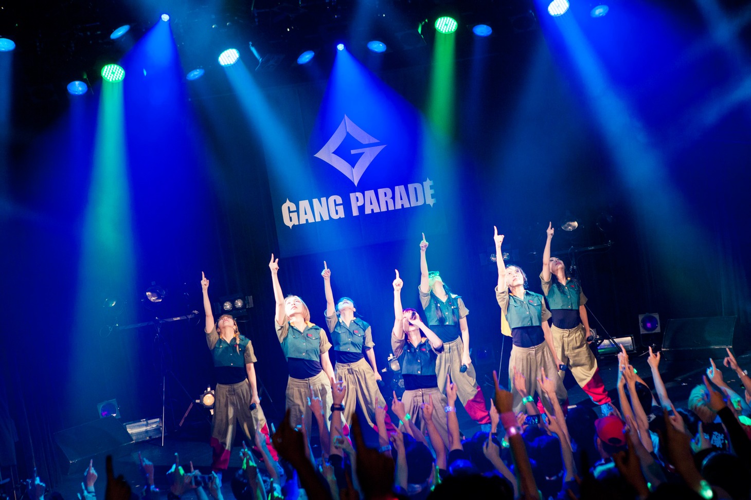 「GANG PARADE Beyond the Mountain TOUR」最終公演の様子。（写真提供：T-Palette Records）