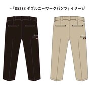 「Dickies×Less Than TV 85283 ダブルニーワークパンツ」見本