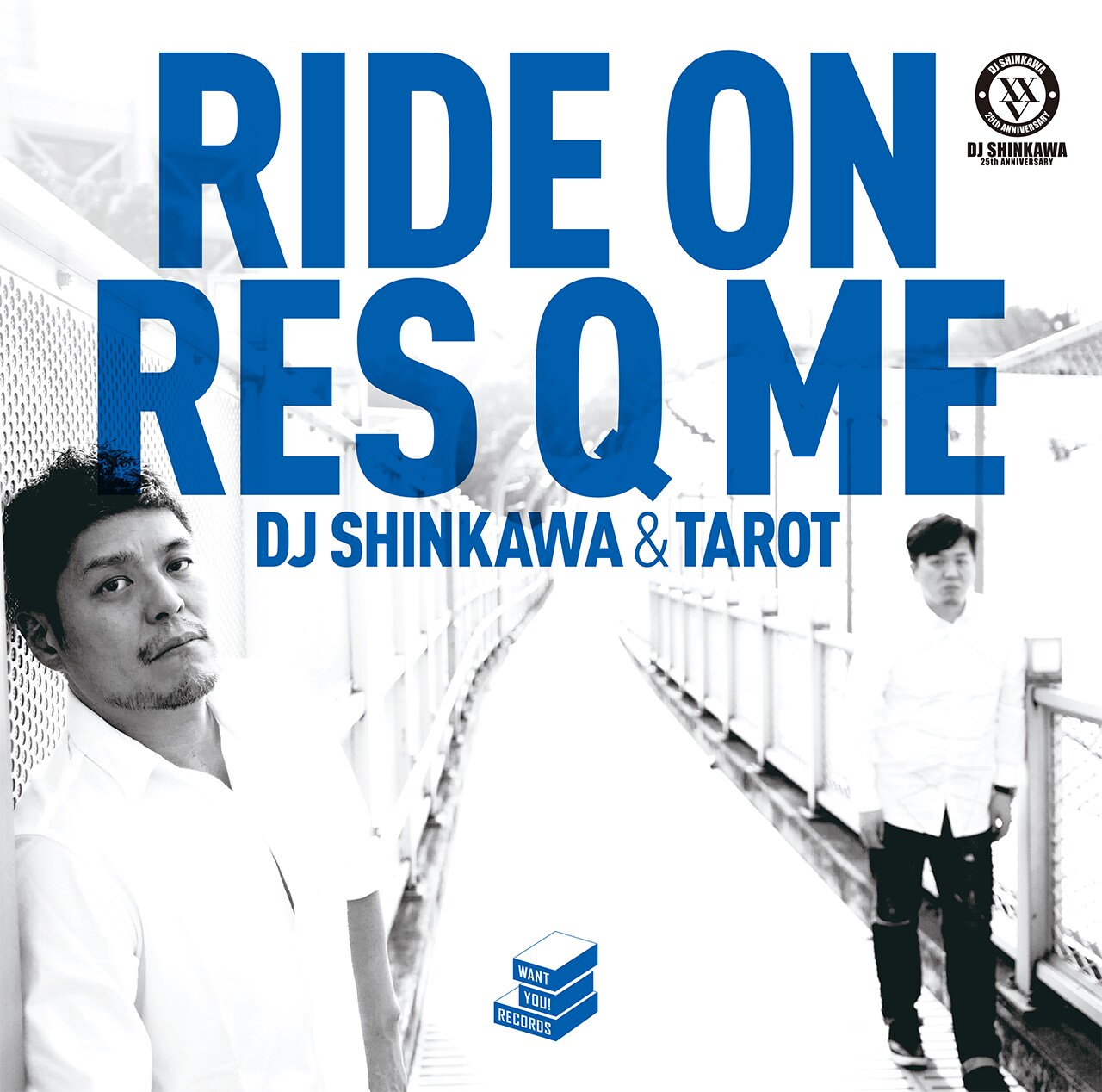 DJ SHINKAWA & TAROT「RIDE ON / RES Q ME」ジャケット