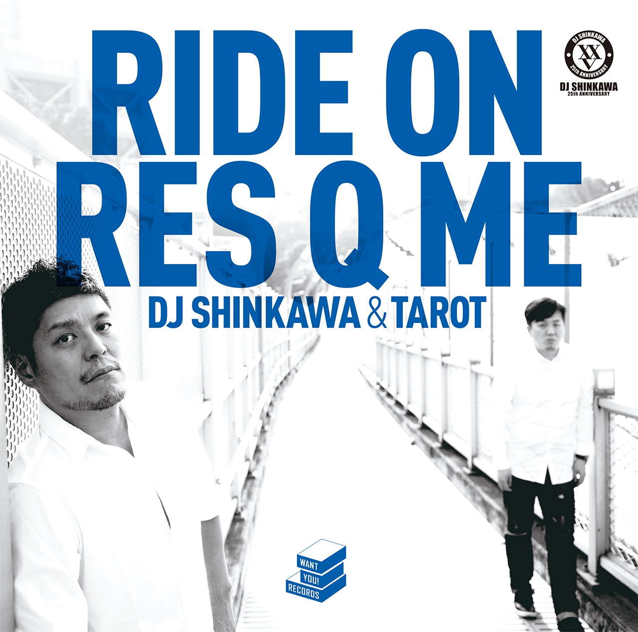 DJ SHINKAWA & TAROT「RIDE ON / RES Q ME」ジャケット