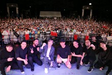 三浦大知のフリーライブの様子。