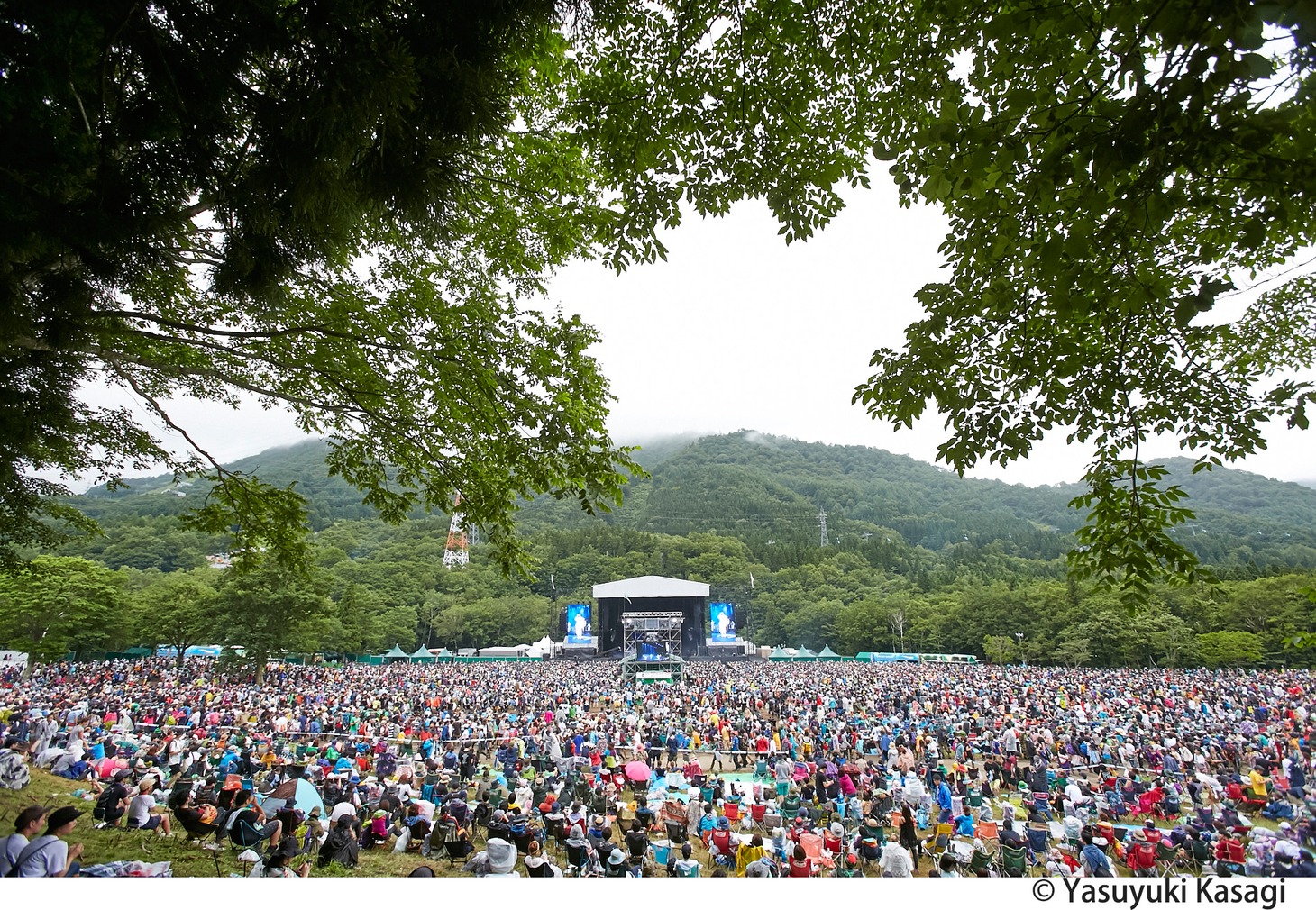 GREEN STAGEの様子。