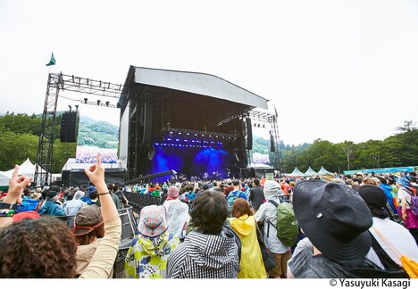 GREEN STAGEの様子。