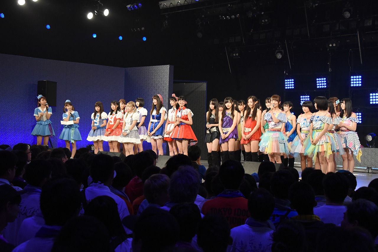 「TIF2017メインステージ争奪LIVE 決勝戦」での結果発表の様子。