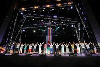 「ももクロ夏のバカ騒ぎ2017 -FIVE THE COLOR Road to 2020- 味の素スタジアム大会」8月5日公演の様子。（Photo by HAJIME KAMIIISAKA＋Z）