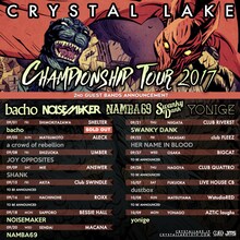 Crystal Lake「CHAMPIONSHIP TOUR 2017」フライヤー