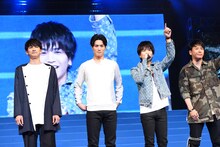 左から町田啓太、鈴木伸之、岩田剛典、山下健二郎。