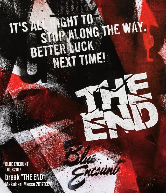 BLUE ENCOUNT「TOUR2017 break"THE END"Makuhari Messe 20170320」Blu-rayジャケット