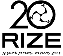 RIZE 20周年ロゴ - RIZE「THUNDERBOLT～帰ってきたサンダー
