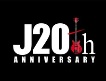 J「J 20th Anniversary」ロゴ