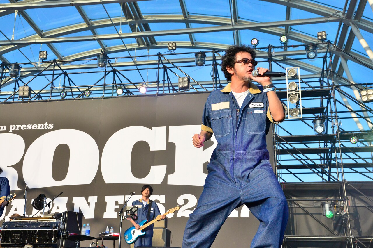 奥田民生（ユニコーン） - 「ROCK IN JAPAN FES.」前半戦でB'z