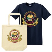 楠田亜衣奈×クア・アイナ コラボTシャツとトートバッグ。