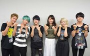 Mrs. GREEN APPLEと堤友香アナウンサー。（写真提供：TOKYO FM）