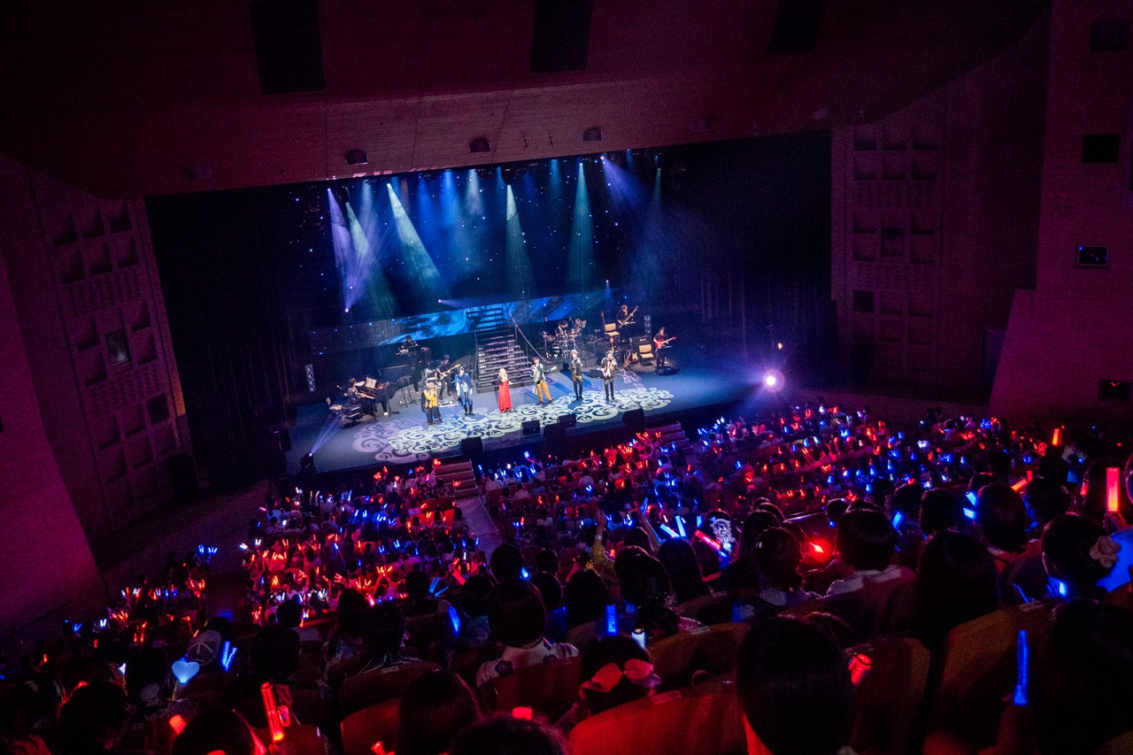 8月5日に実施された「Stars on Planet 2017」夜公演の様子。（提供：Stars on Planet 2017）