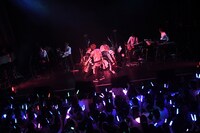 MeseMoa.の2人とのコラボステージの様子。（撮影：岡本麻衣）