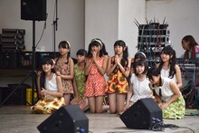 RYUTistのリハーサルを見学するハコイリ▽ムスメ。