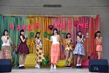 ハコイリ▽ムスメとRYUTistによるコラボレーションの様子。