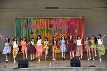 ハコイリ▽ムスメとRYUTistによるコラボレーションの様子。