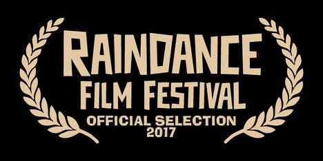 第25回レインダンス映画祭のロゴ。