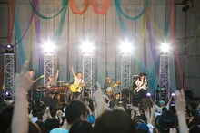 bonobosの日比谷野外大音楽堂ワンマンライブの様子。（Photo by Yuico Taiya）