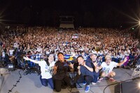 bonobosの日比谷野外大音楽堂ワンマンライブの様子。（Photo by Yuico Taiya）