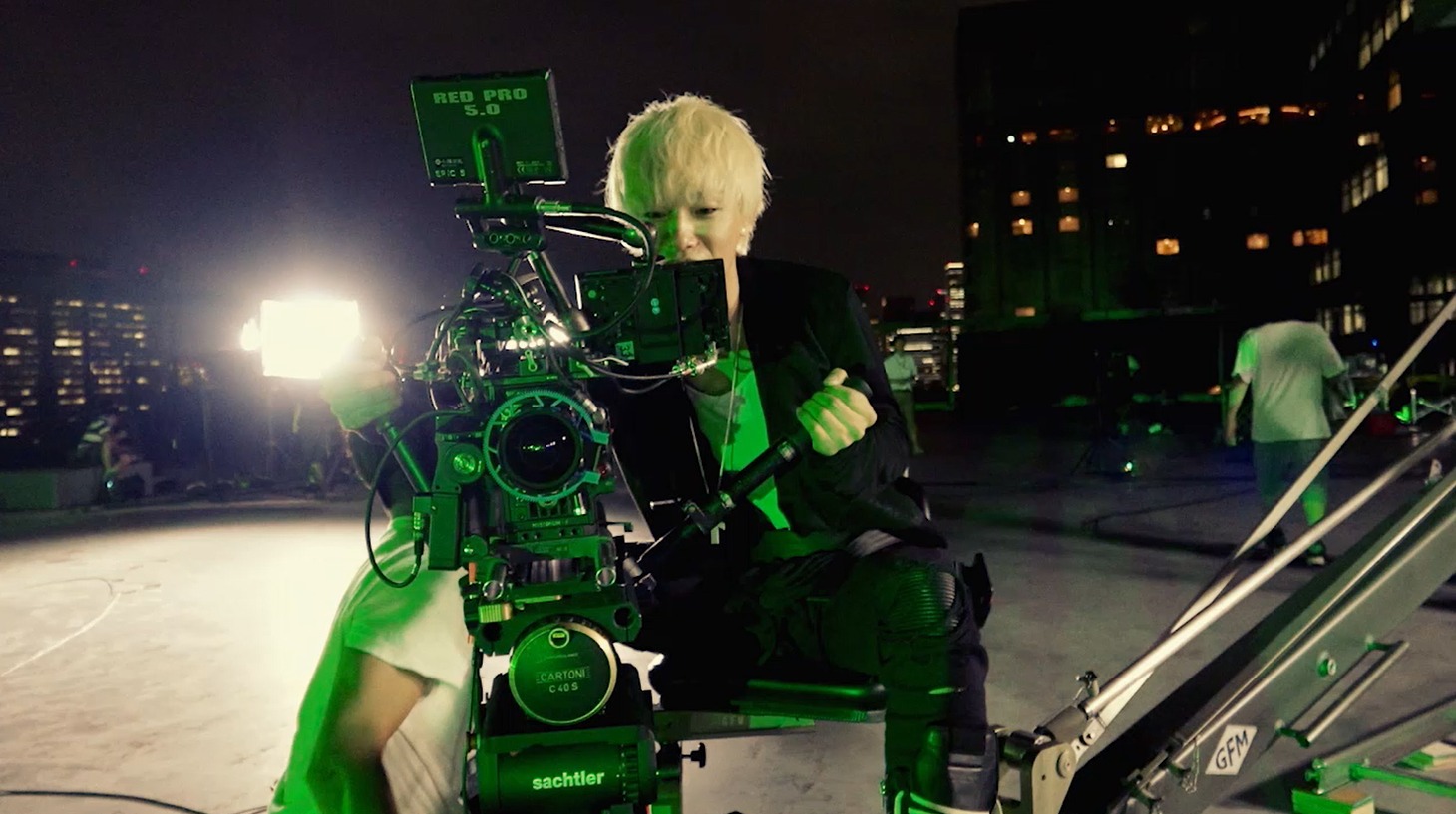 SPYAIR「MIDNIGHT」ミュージックビデオの撮影風景。