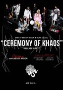 「Does It Escape Again & uijin presents. "Ceremony of khaos" Release Party!!（OSAKA）」フライヤー
