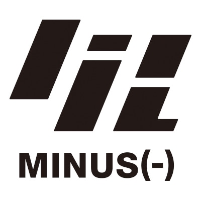 出雲重機によるminus(-)の新ロゴ。