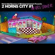 V.A.「2 HORNS CITY #1 - MARS DINER -」ジャケット