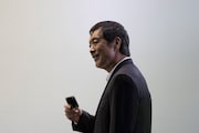 矢沢永吉が出演する「リネージュ2 レボリューション」テレビCM撮影時の様子。