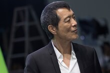 矢沢永吉が出演する「リネージュ2 レボリューション」テレビCM撮影時の様子。