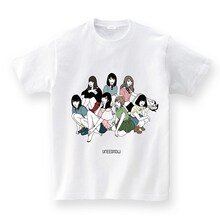 UNEEDNOWのAKB48イラストTシャツ（神7）。