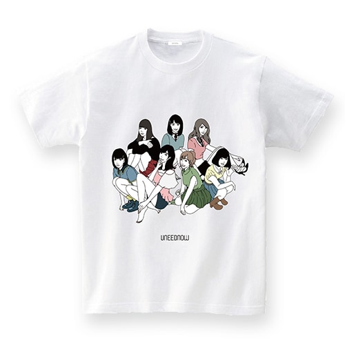UNEEDNOWのAKB48イラストTシャツ（神7）。