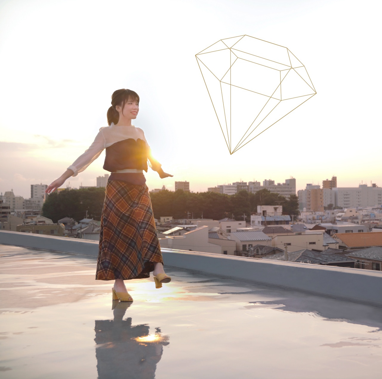 藤田麻衣子「素敵なことがあなたを待っている / 秋風鈴」通常盤ジャケット