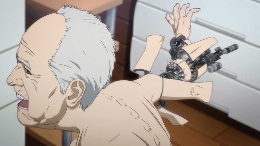 アニメ「いぬやしき」PVのワンシーン。